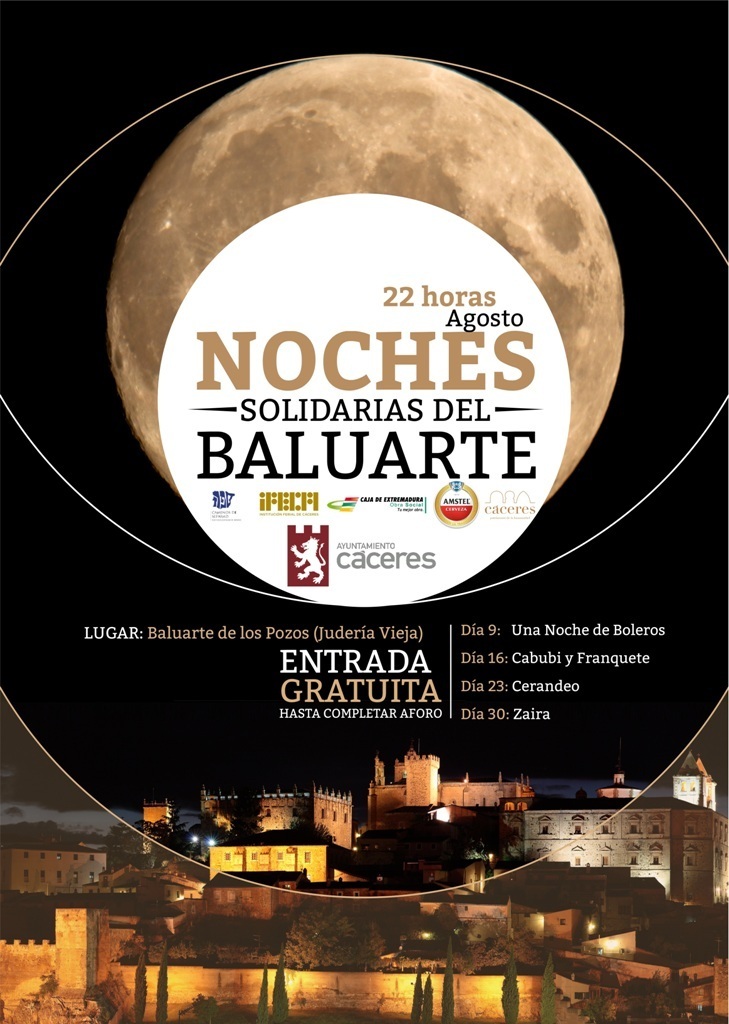 "Noches Solidarias del Baluarte" de Cáceres