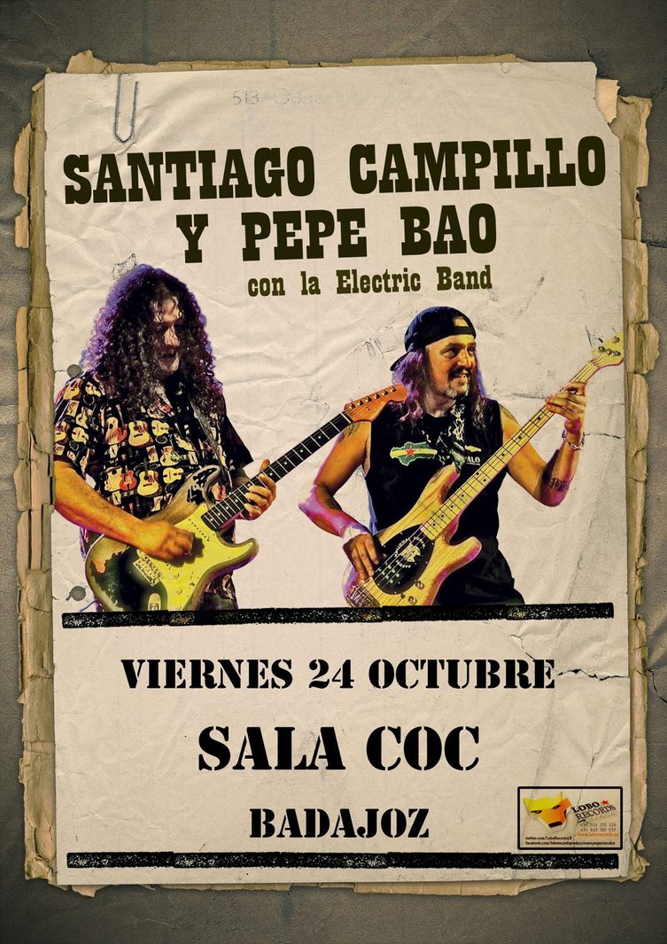 Concierto de Santiago Campillo y Pepe Bao - Badajoz