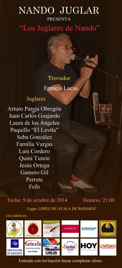 Nando Juglar en concierto - Badajoz