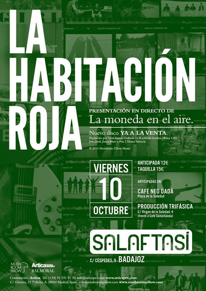 La Habitación roja en concierto - Badajoz