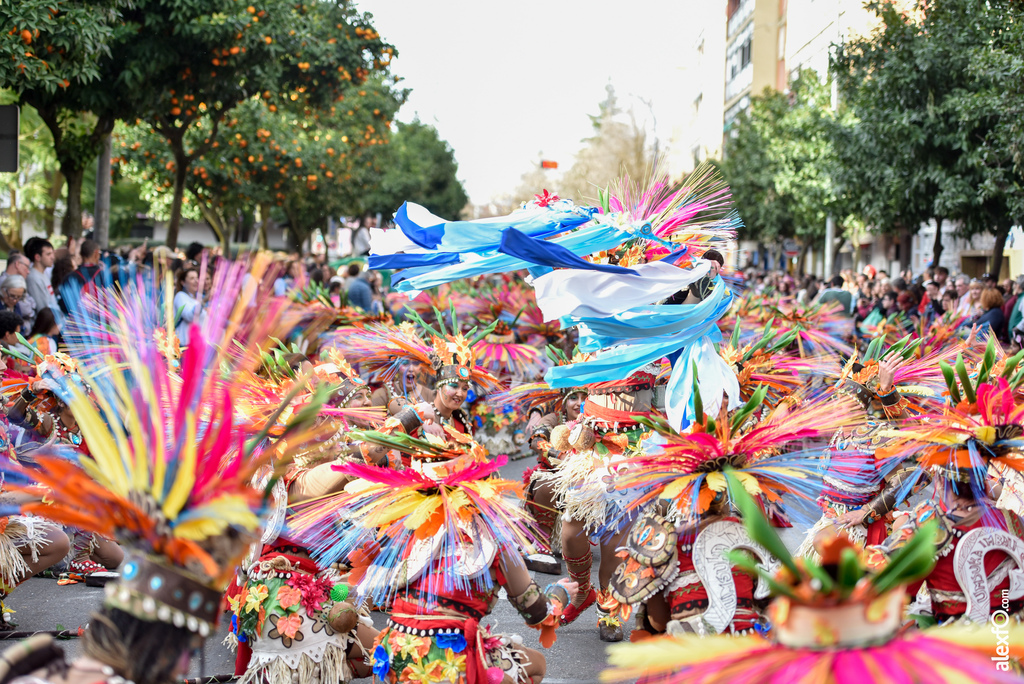 Comparsa Umsuka-Imbali - Desfile de Comparsas Carnaval de Badajoz 2019 14