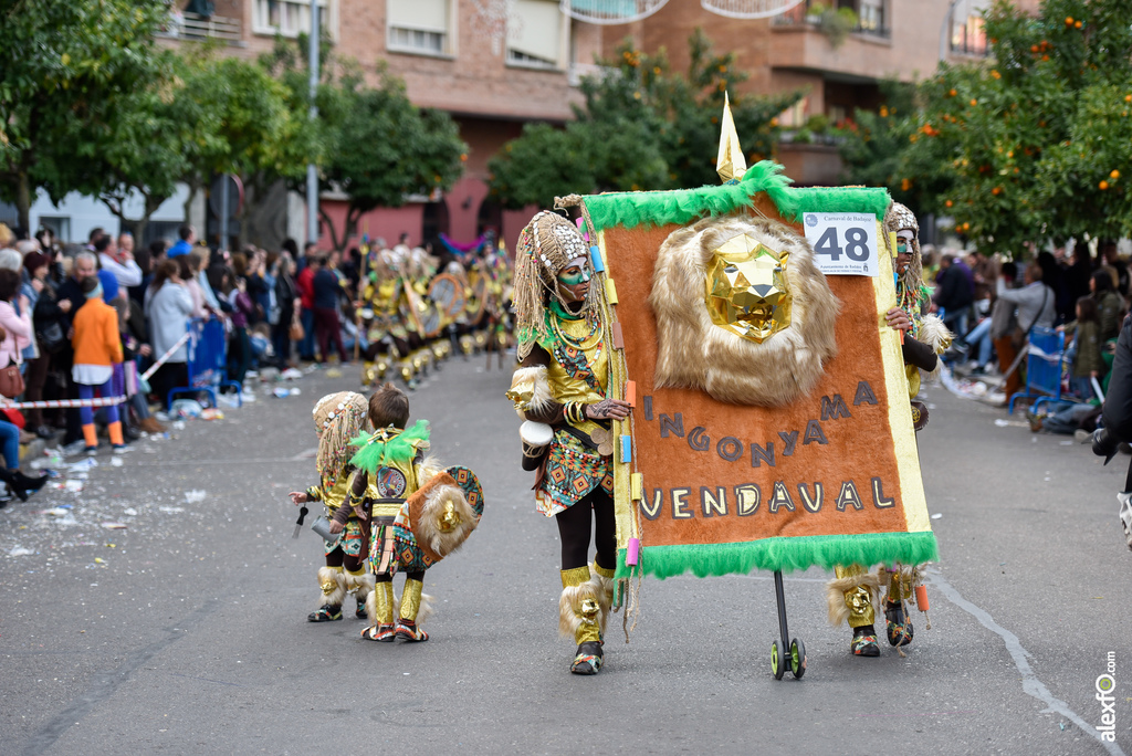 Comparsa Ingonyama Vendaval - Desfile de Comparsas Carnaval de Badajoz 2019 20