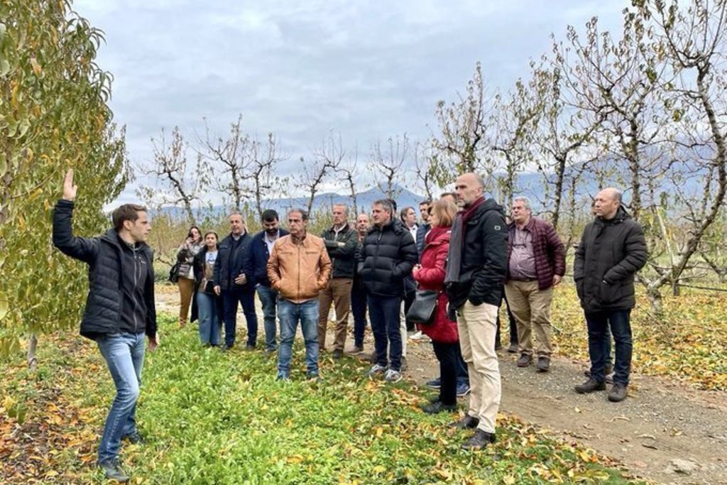 Empresas extremeñas visitan industrias y cooperativas de fruta en Grecia, en una actuación de Desarrollo Rural