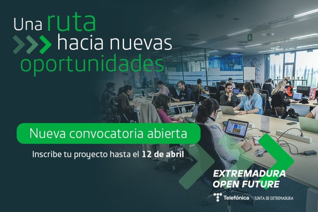 Abierta nueva convocatoria del programa de emprendimiento 'Extremadura Open Future' para impulsar ideas empresariales y startups