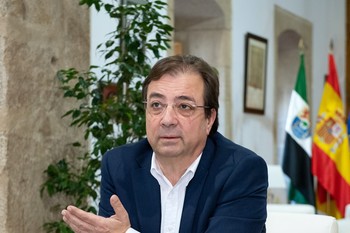 Fernández Vara: "Extremadura se va a situar a la vanguardia de la revolución verde y digital del siglo XXI"