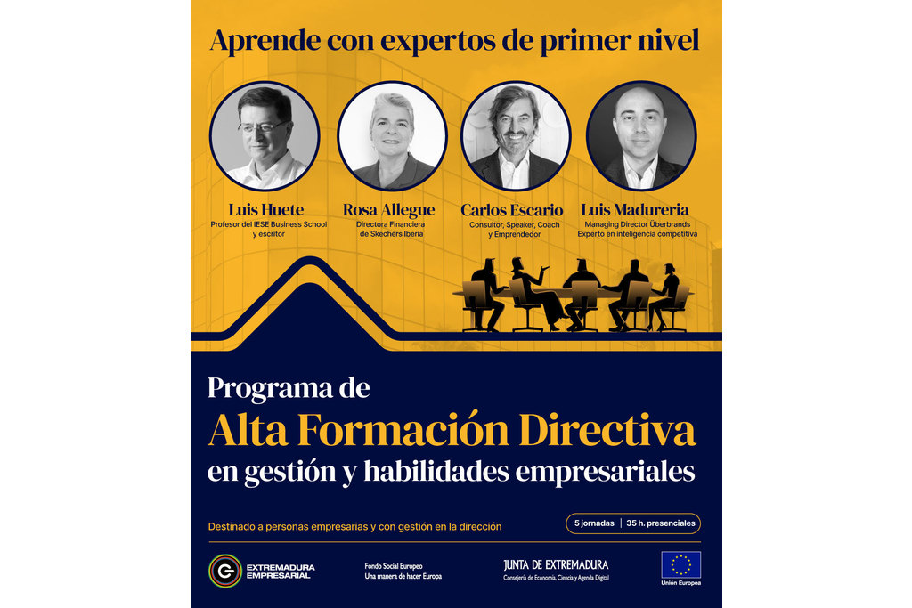 El programa de Alta Formación Directiva en gestión y habilidades empresariales abre el plazo de inscripción