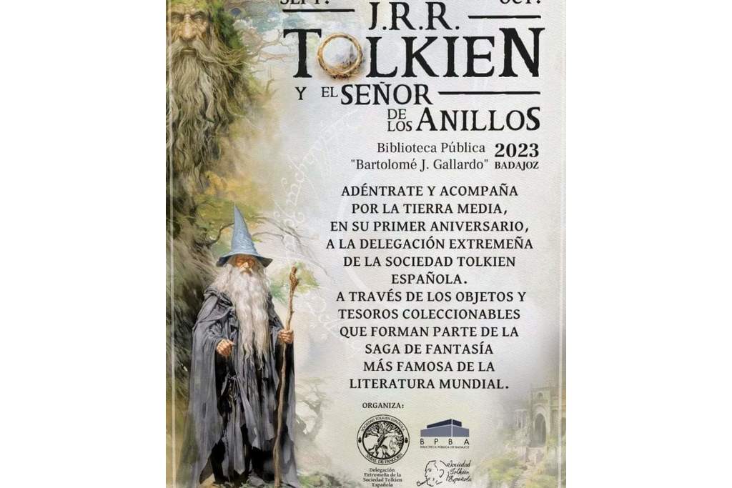 La Biblioteca de Badajoz programa para octubre una exposición, charlas y talleres infantiles en torno al mundo literario de Tolkien y 'El señor de los anillos'