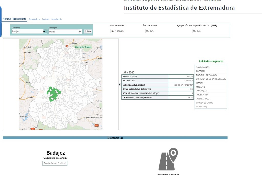 La Junta pone en marcha una plataforma de datos municipales para dar respuesta a la creciente información municipal dispersa