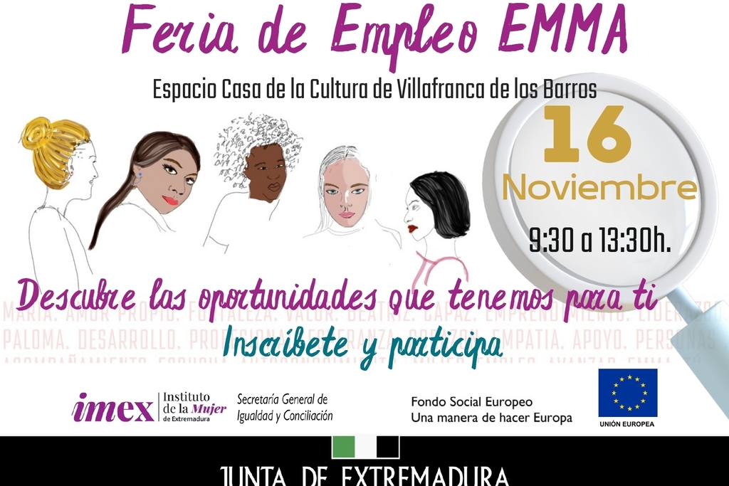 El IMEX organiza la Feria de Empleo EMMA para ofrecer oportunidades a colectivos vulnerables