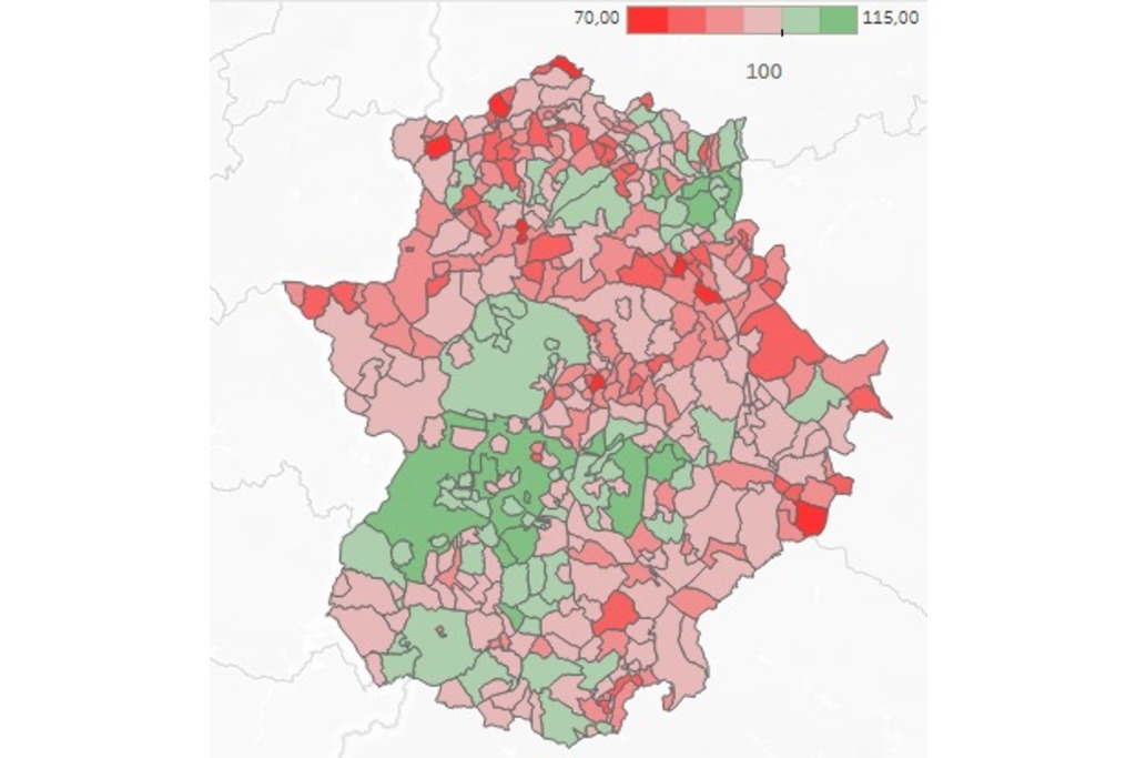 La Junta publica por primera vez el informe sobre el Índice Sintético de Influencia en el asentamiento de la población