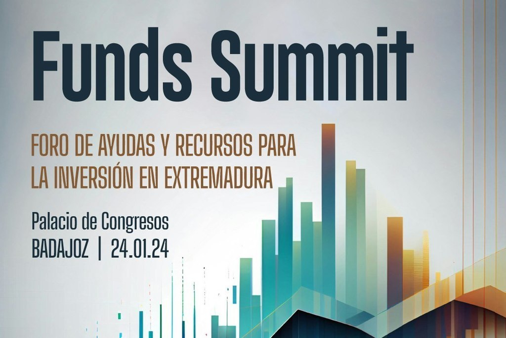 El foro Funds Summit ofrecerá información práctica sobre las ayudas y recursos para la inversión empresarial en Extremadura