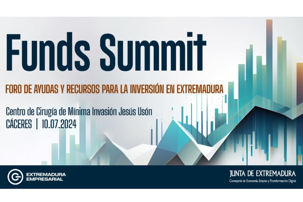 Abierta la inscripción para Funds Summit, el foro de ayudas y recursos para la inversión empresarial en Extremadura