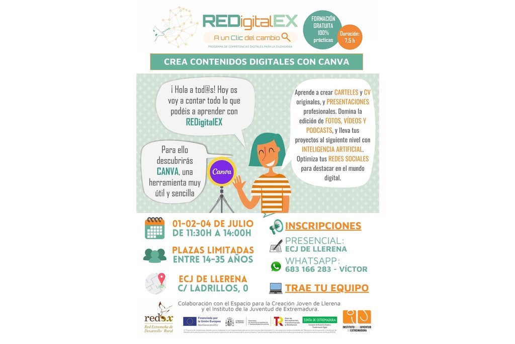 El IJEX y REDEX colaboran para mejorar las competencias digitales de la población joven