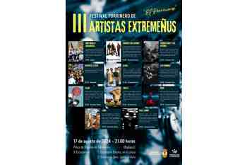 Más de 60 participantes en el III Festival Porrinero de Artistas Extremeñus