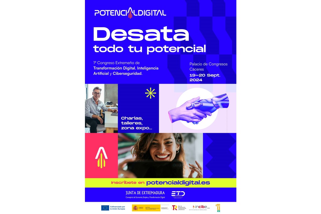 Más de 1.200 empresas y profesionales se han inscrito ya al Congreso "Potencial Digital" de Extremadura