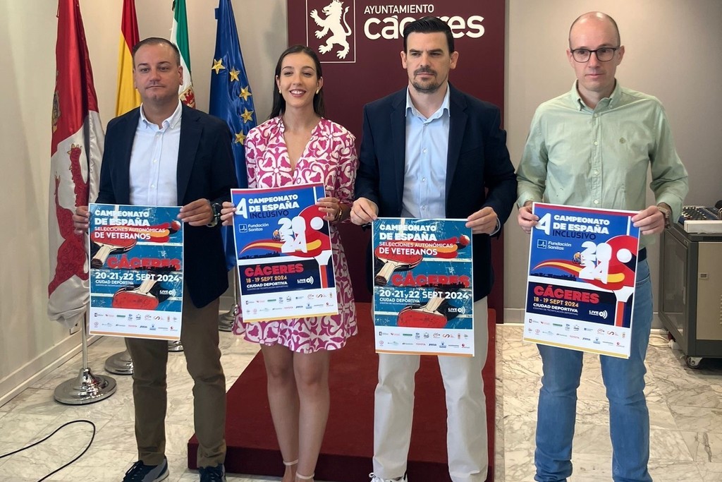 Extremadura abre la temporada deportiva nacional de tenis de mesa con varios campeonatos en Cáceres