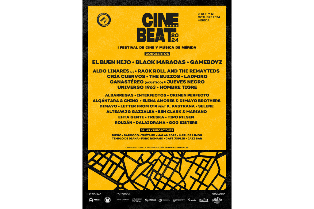 La Junta respalda el nuevo festival de cine y música CineBeat para impulsar el talento emergente