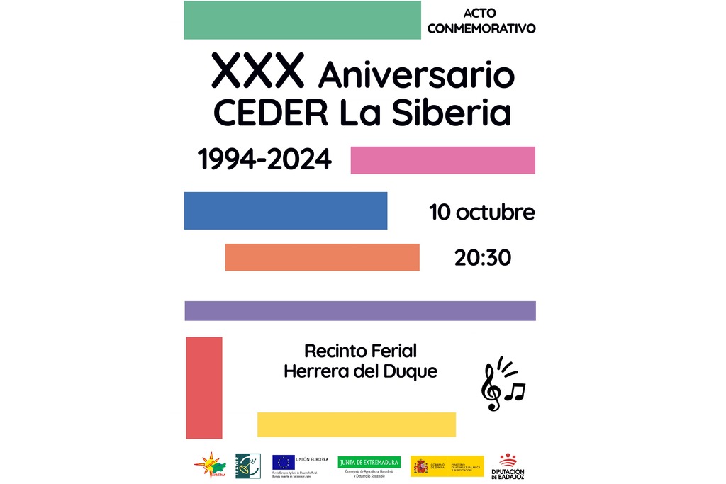 XXX Aniversario del Grupo de Acción Local CEDER La Siberia