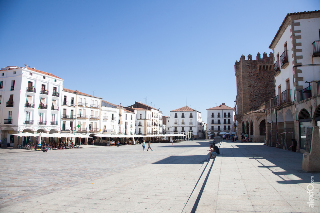 Plaza Mayor en Cáceres