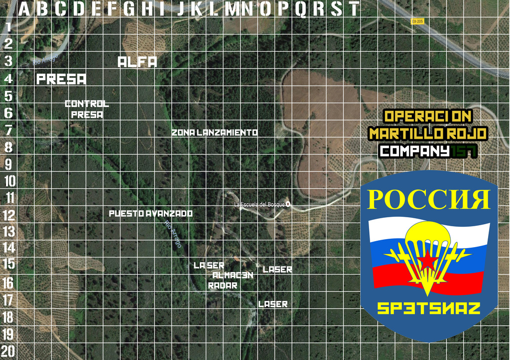 Mapa Operacion Martillo Rojo Versión Russia