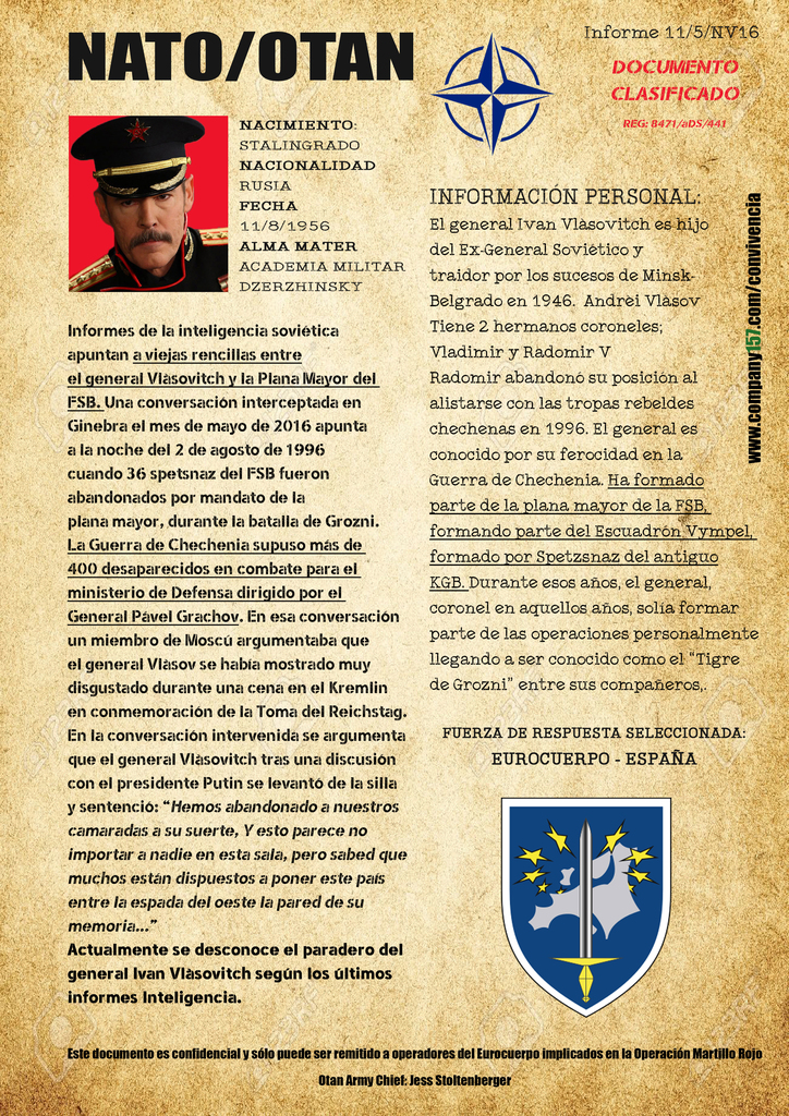 Informe Secreto General Vlasov