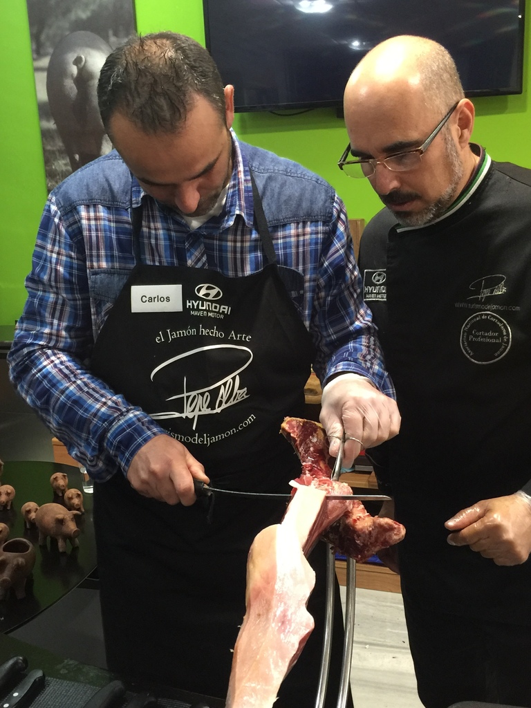 20-11-2016 Curso Iniciación Corte de Jamón - Centro Escuela  Pepe Alba