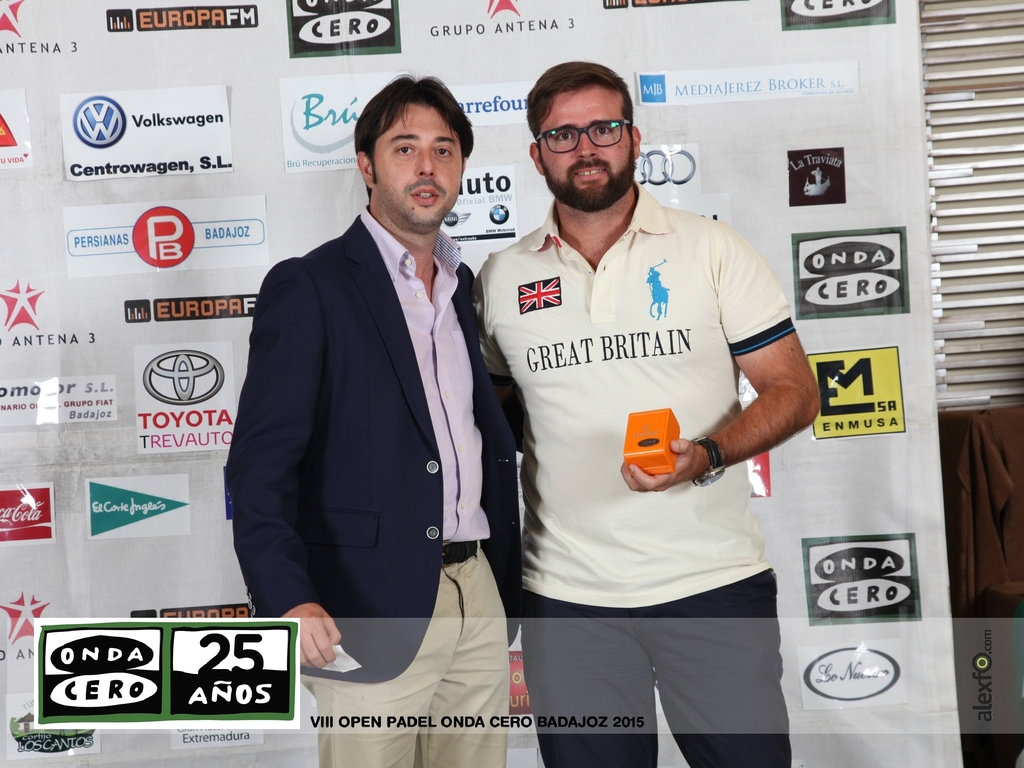 VIII Open Padel Onda Cero Badajoz 2015 Entrega de Trofeos / Casino de Extremadura IMG_1701