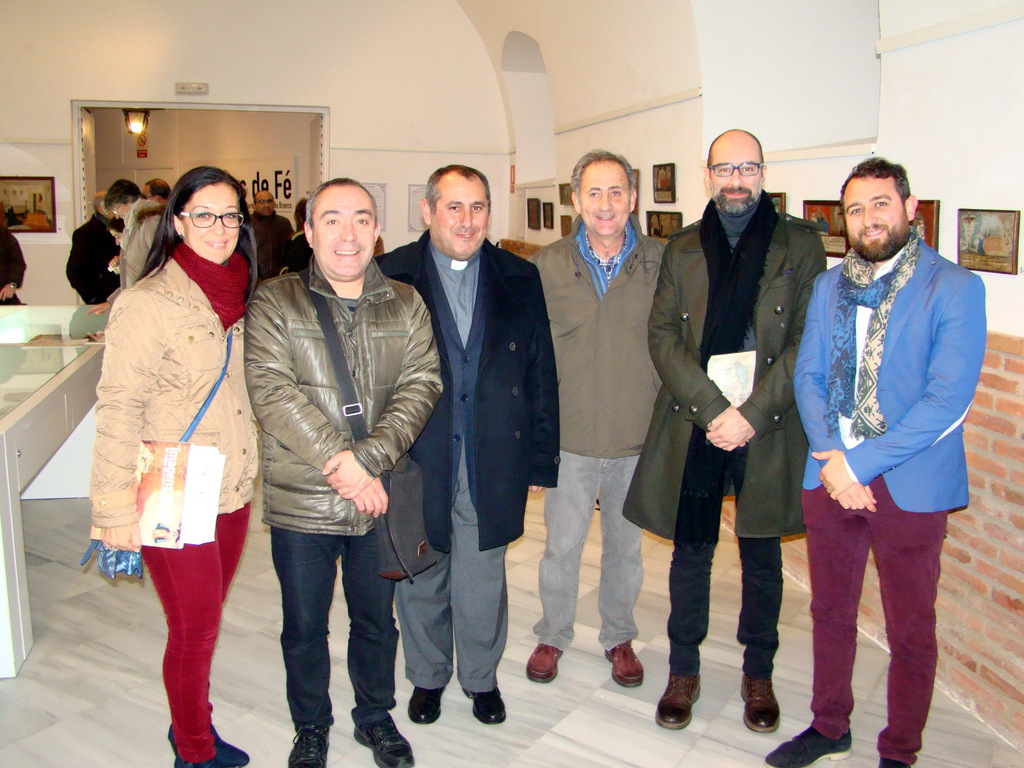 Responsables del Museo, representantes de la Diócesis de Portalegre-Castelobranco y del Ayuntamiento de Olivenza en el acto inaugural