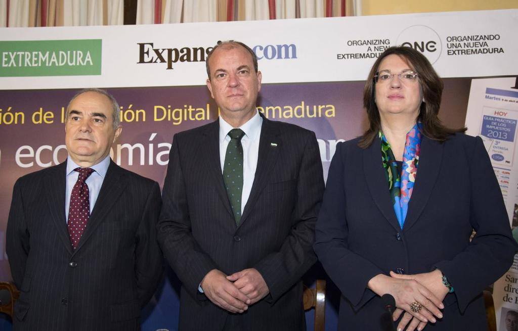 Gobex Expansión.com en Extremadura El presidente del Gobierno de Extremadura, José Antonio Monago, participa en el desayuno informativo en el que se presenta la Ed