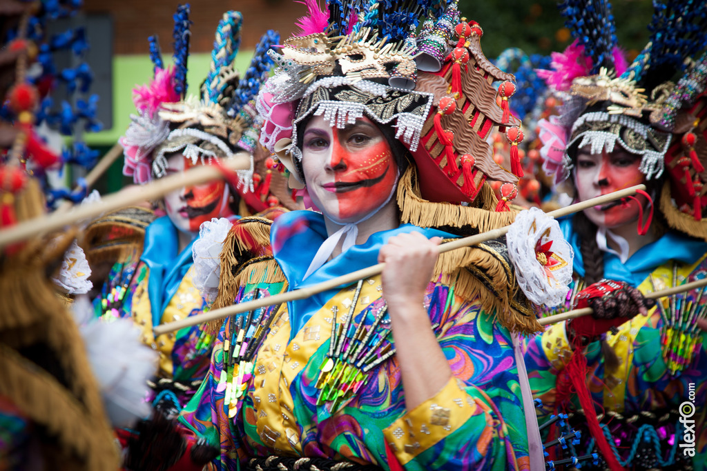 comparsa comparsa Los Soletes de Mulan vamos y como Chinos Trabajamos desfile de comparsas carnaval de Badajoz 6