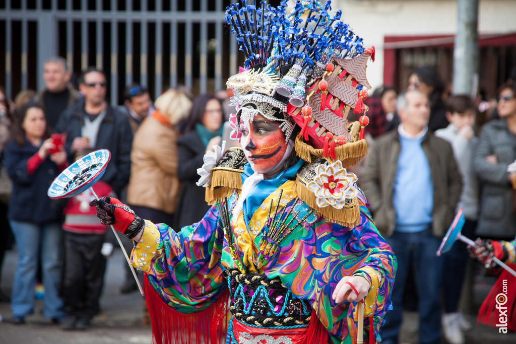 comparsa comparsa Los Soletes de Mulan vamos y como Chinos Trabajamos desfile de comparsas carnaval de Badajoz 8