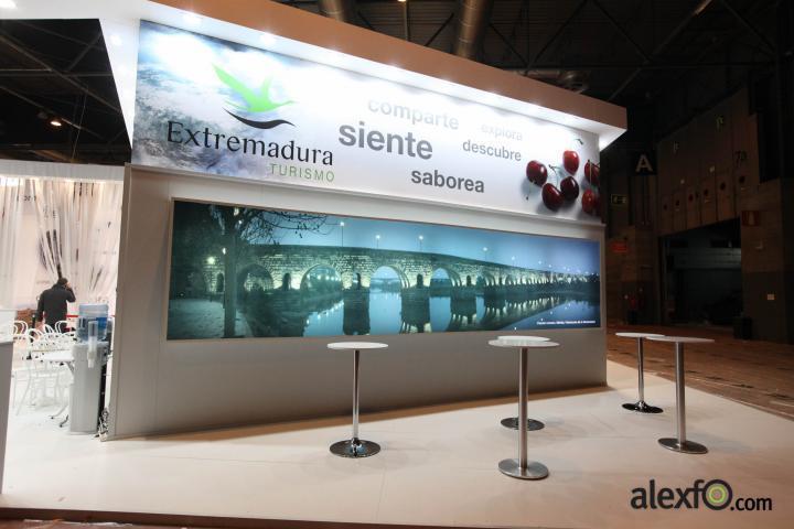  Primeras fotografías de FITUR 2012 Stand Junta de Extremadura en FITUR 2012