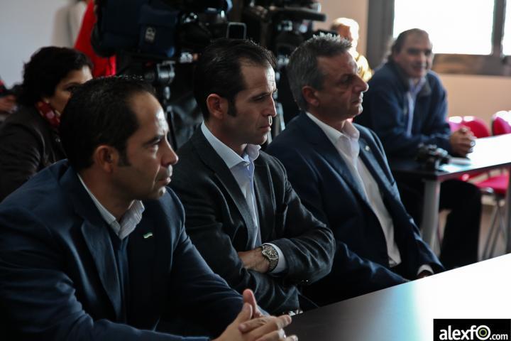 Rueda de prensa del CB Badajoz  Rueda de prensa en la jornada de convivencia del CB.Badajoz en Karting,Talavera