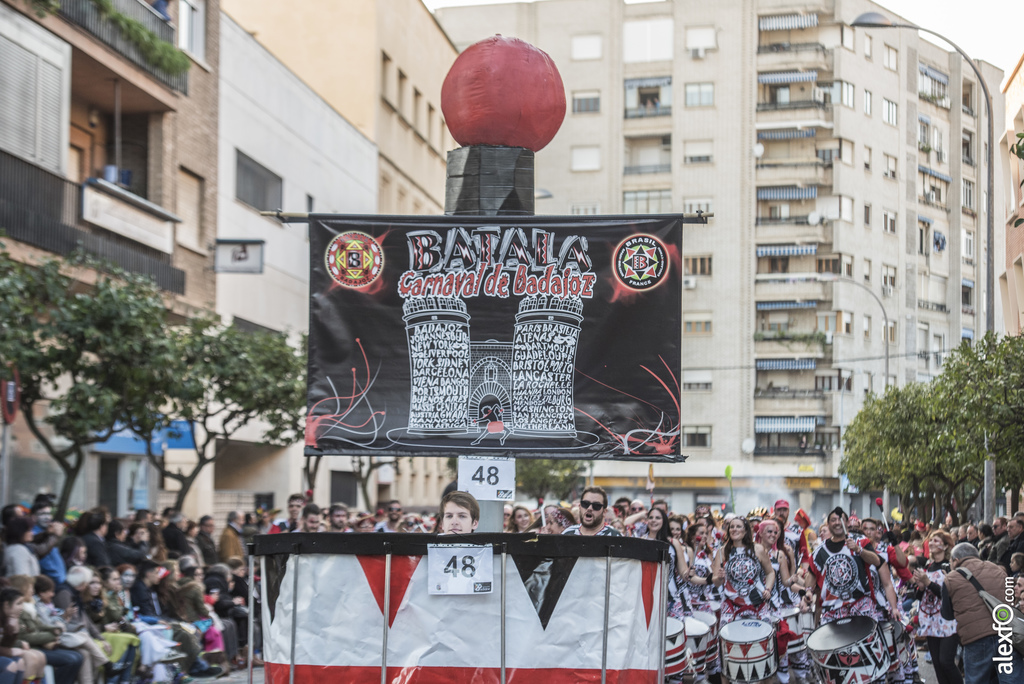 Comparsa Asociación Batala Badajoz 2017   Desfile de Comparsas Carnaval Badajoz 2017 1