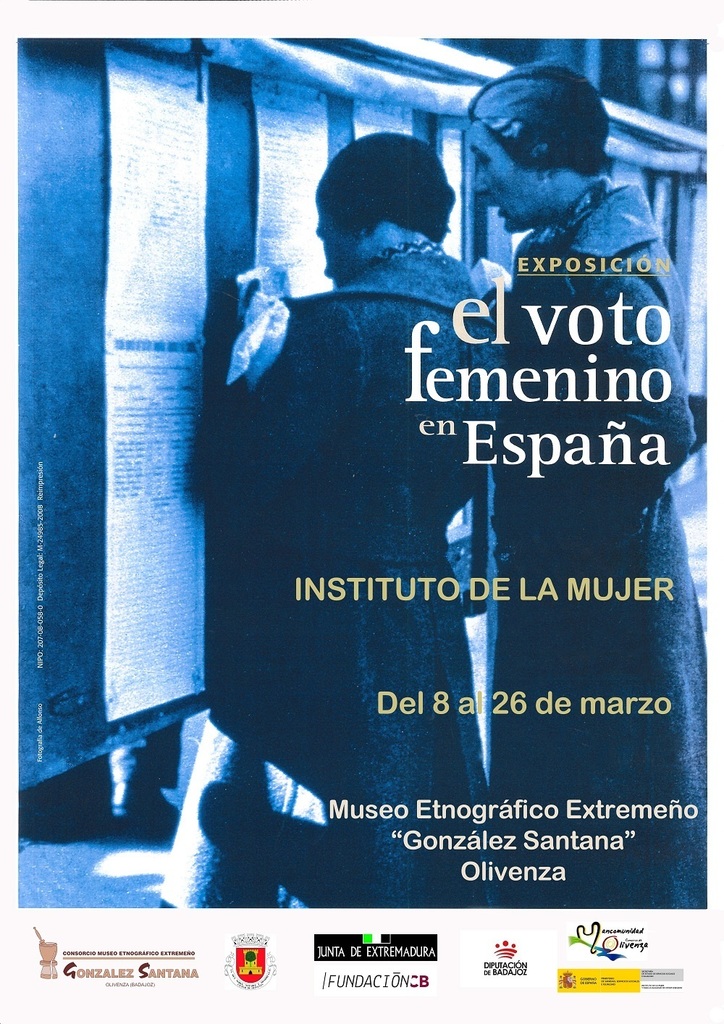 El voto femenino en España. Museo Etnográfico Extremeño 'González Santana'. Olivenza. Badajoz