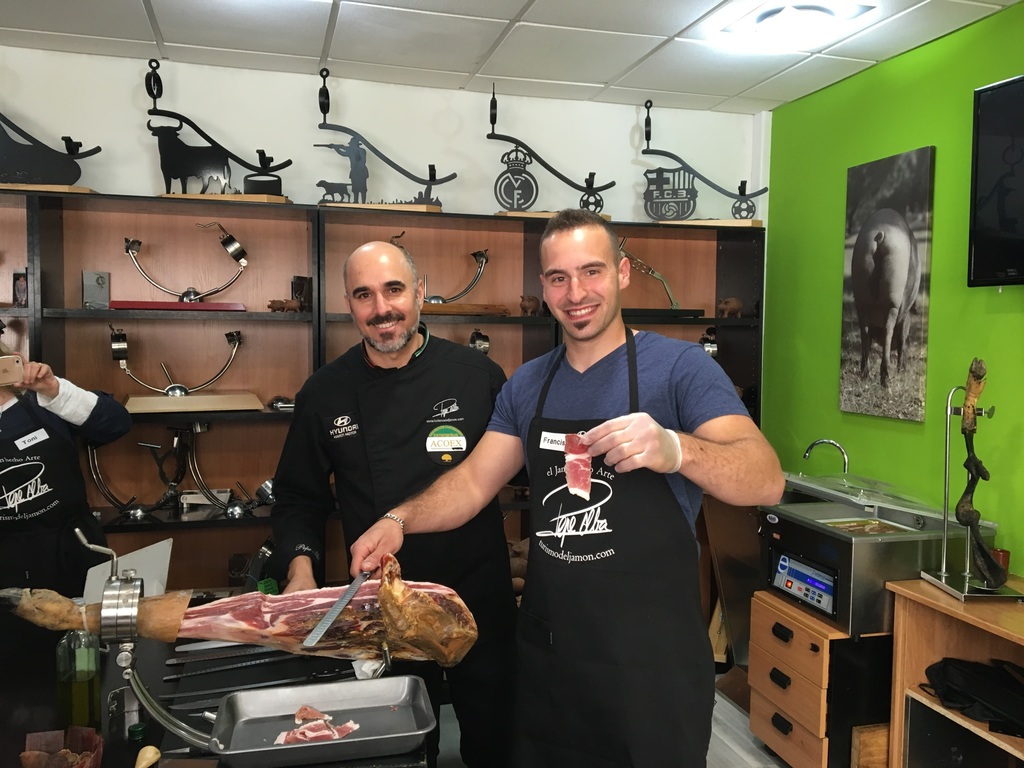 09-04-2017 Taller Corte de Jamón - Centro Escuela Pepe Alba