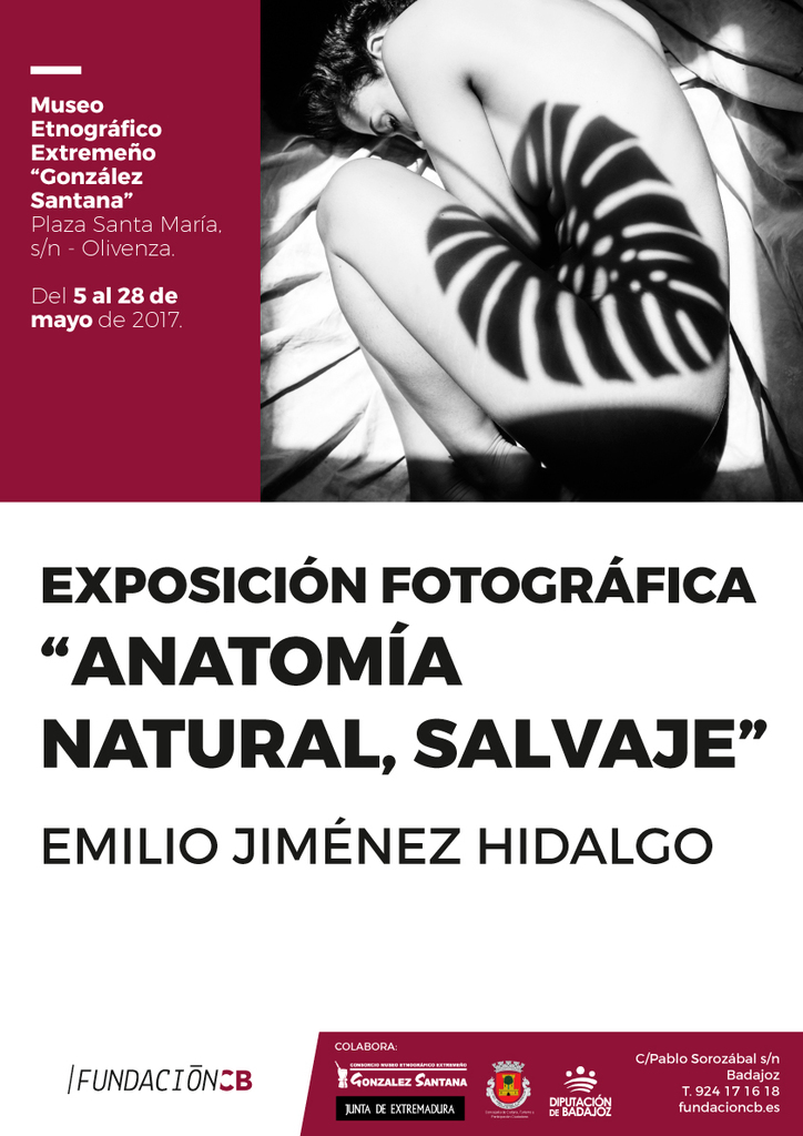 Cartel exposición "Anatomía Natural, Salvaje"