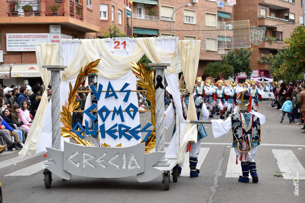 Comparsa Vas como quieres - Desfile de Comparsas Carnaval de Badajoz 2018