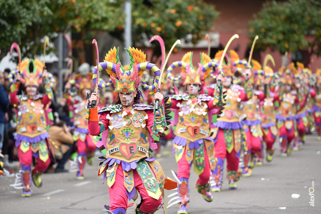 Comparsa Pio-Pio - Desfile de Comparsas Carnaval de Badajoz 2018