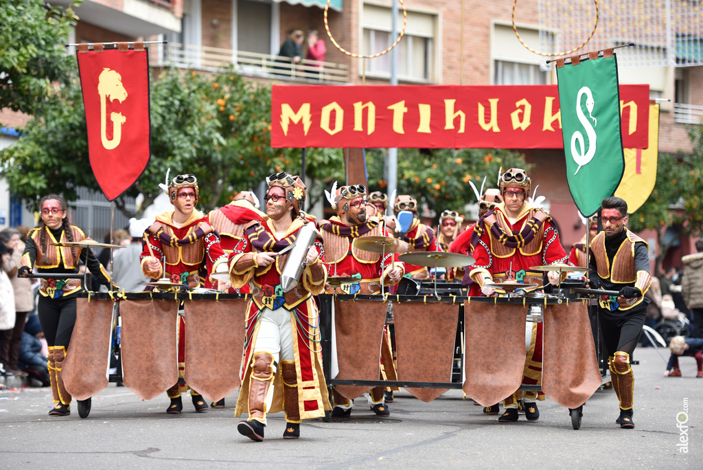 Comparsa Montihuakán - Desfile de Comparsas Carnaval de Badajoz 2018