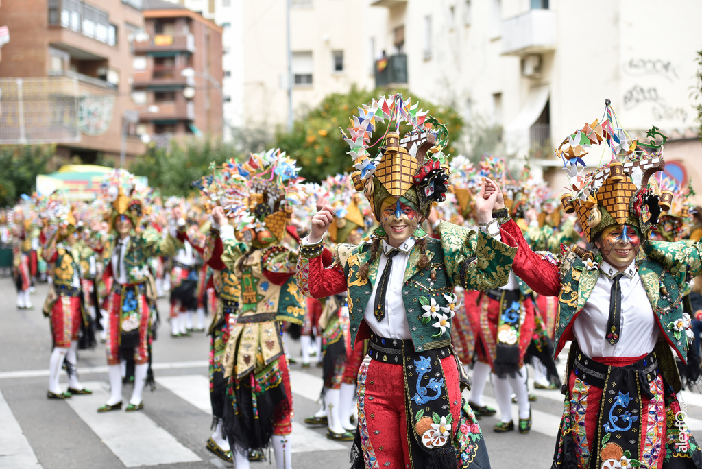 Comparsa Donde vamos la liamos - Desfile de Comparsas Carnaval de Badajoz 2018