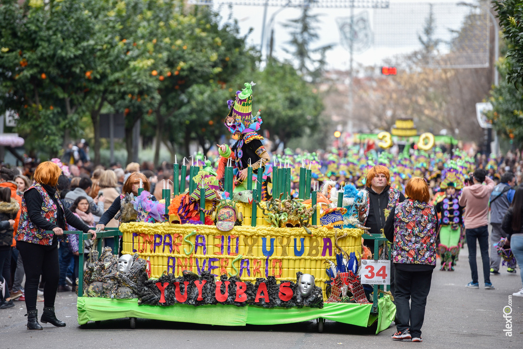 Comparsa Yuyubas - Desfile de Comparsas Carnaval de Badajoz 2018