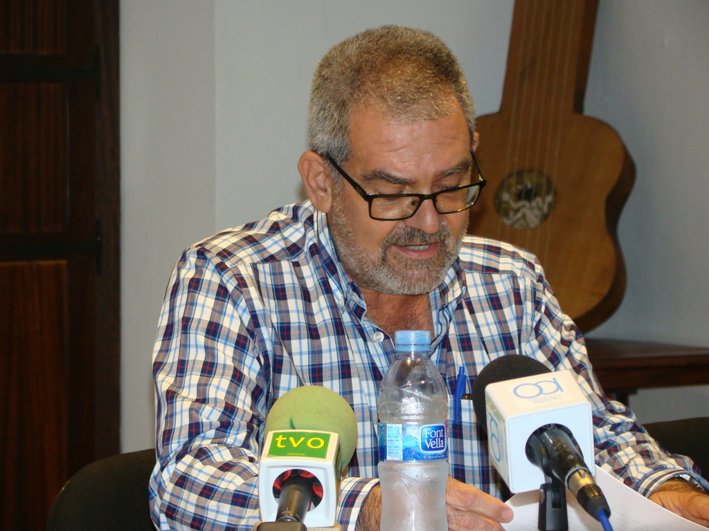 Ángel Limpo durante la presentación 1