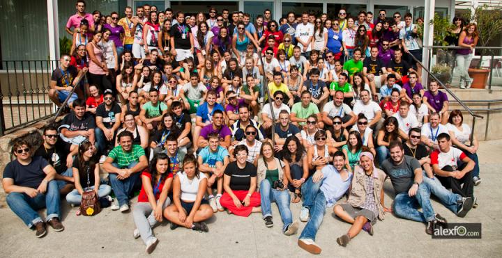 Foto de grupo de Feria de Asociaciones Juveniles 2011