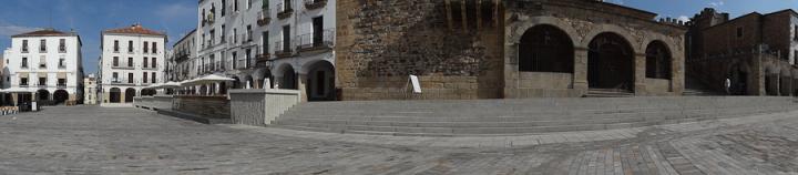 Panorámica Plaza Mayor de Cáceres