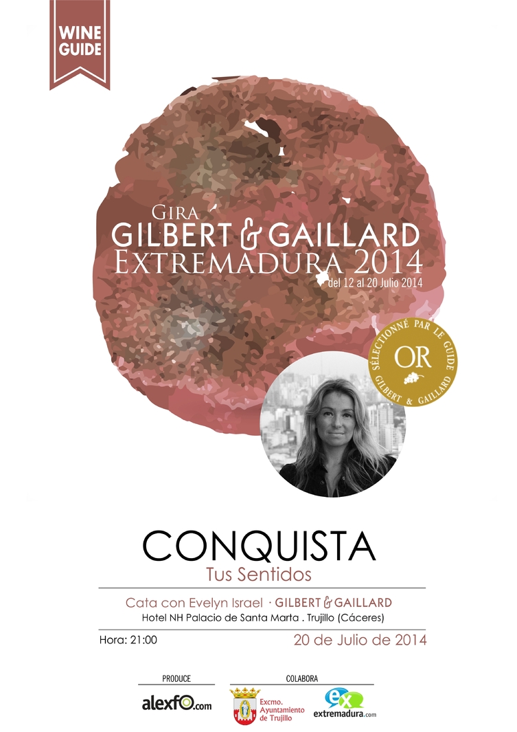 Cata Conquista tus sentidos con Evelyn Israel - Actividades paralelas Gira Gilbert & Gaillard Extremadura 2014