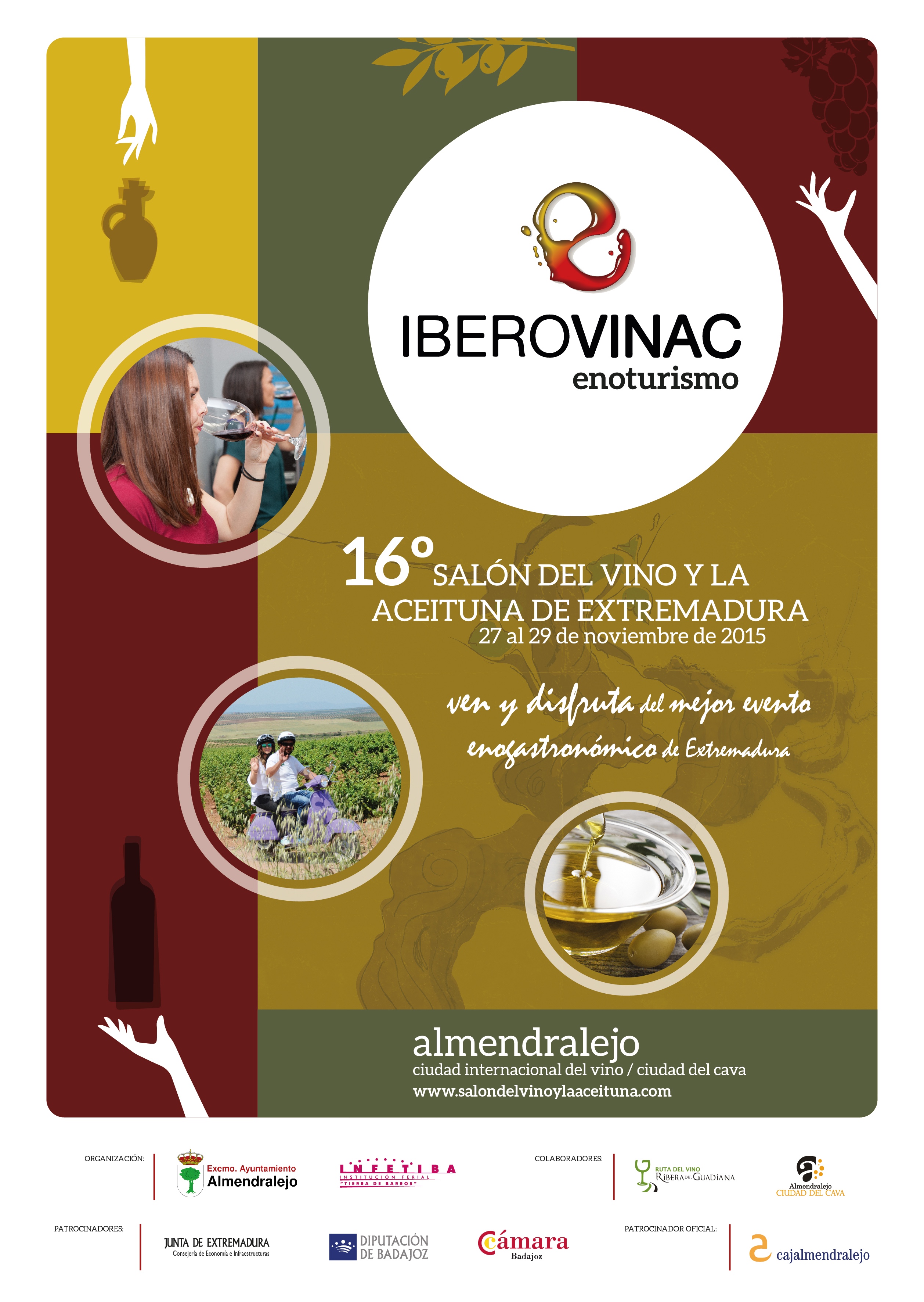 Iberovinac 2015 16 salon del vino y la aceituna de extremadura almendralejo