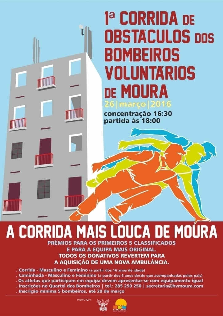 1ª CORRIDA DE OBSTÁCULOS DOS BOMBEIROS VOLUNTÁRIOS DE MOURA