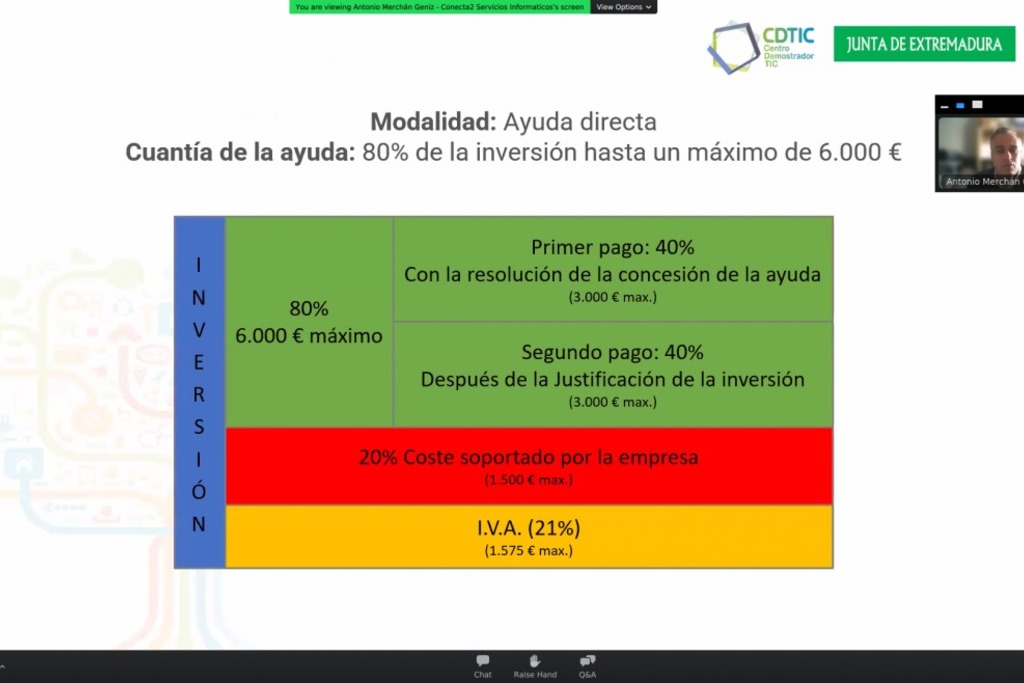 Agenda Digital llama a los empresarios a impulsar una alianza con las instituciones extremeñas en defensa del emprendimiento digital