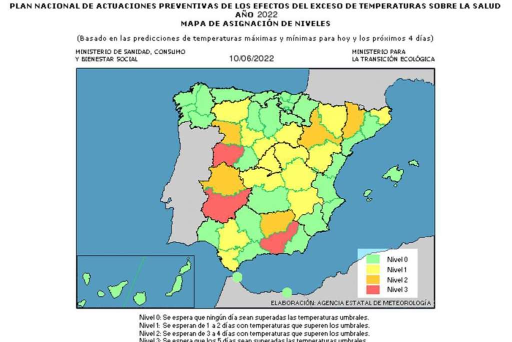 Extremadura registra las alertas por ola de calor más tempranas de los últimos años